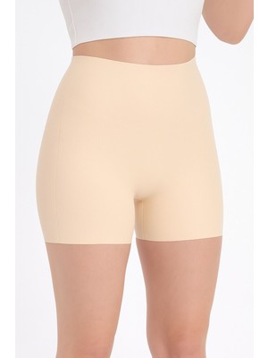 Boubon Co Ten Rengi Krem Toparlayıcı Etkili Lazer Kesim Boxer Korse