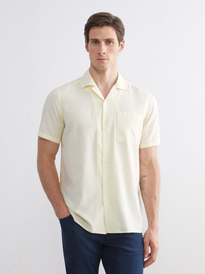 Lc Waikiki Yeni Sezon Regular Fit Resort Yaka Kısa Kollu Erkek Gömlek