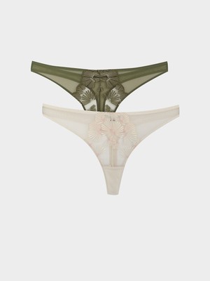 Lc Waikiki Yeni Sezon Dantelli Fantezi Tanga Külot 2'li