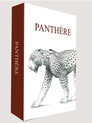 400 Panthere Dekoratif Kitap Kutusu
