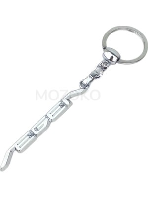 Mozoko Yüksek Kaliteli Fiat Egea Logolu Metal Araç Anahtarlık, Çift Yönlü Logo, Hediyelik Araba Anahtarlık