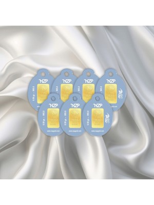 LEVA GOLD 7 Adet 0.50 gr 24 Ayar Nizipli Gram Altın