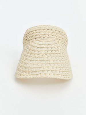 Lc Waikiki Yeni Sezon Kadın Hasır Vizor Şapka