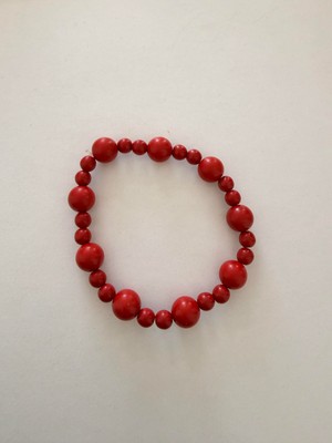 Gemsartdeco Zinobar (Zinober) Doğaltaş Bileklik