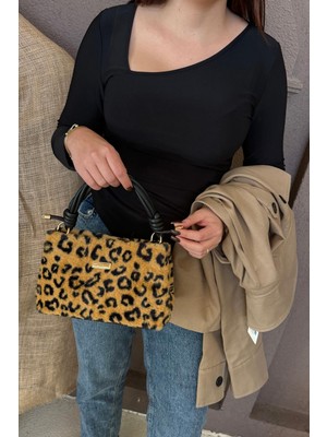 Septemmart Kadın Lora Peluş Askılı Çanta