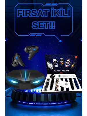 LTG Nova Gamer Kulaklık ve Çok Kordonlu Akıllı Saat Gürültü Önleyici Gps Desteği