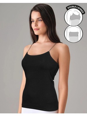 Doreanse 9210 Kadın Ip Askılı Çift Katmanlı Atlet