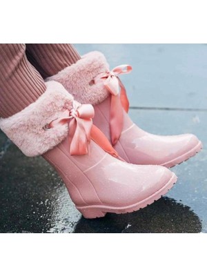 Igor Çocuk Bot 10239 -010 Campera Charol Pink Su İtici Özellikli Kısa Topuklu Ayakkabı
