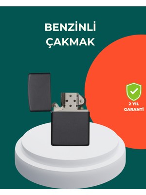 Çakmak Parlak Siyah Doldurulabilir Hedyelik Eşya