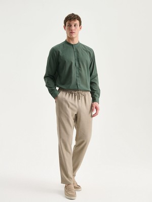 Lc Waikiki Yeni Sezon Standart Kalıp Keten Görünümlü Erkek Pantolon