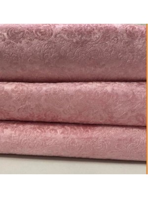 FavoriTeks Esselife Gofraj Desen Pembe Koltuk Örtüsü