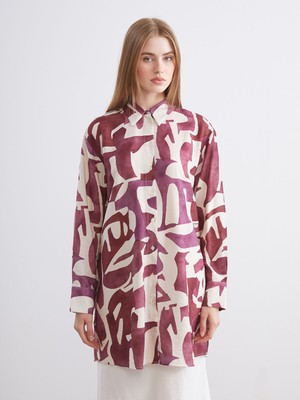 Lc Waikiki Yeni Sezon Desenli Kadın Gömlek Tunik