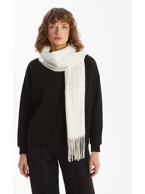 Lc Waikiki Yeni Sezon Düz Püsküllü Kadın Atkı