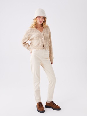 Lc Waikiki Yeni Sezon Yüksek Bel Mom Fit Kadın Jean Pantolon