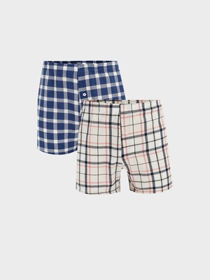 Lc Waikiki Yeni Sezon Standart Kalıp Pamuklu Esnek Erkek Boxer 2'li