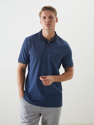 Lc Waikiki Yeni Sezon Polo Yaka Merserize Görünümlü Erkek Tişört