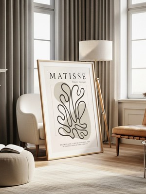 Fuart.Co Zamansız Formlar Matisse Serisi Dijital Baskı Poster (Çerçevesiz) Mtfu