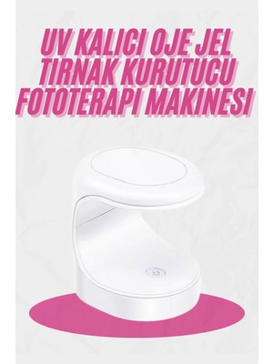 LTG Nova Kalıcı Oje Kurutucu Mini Uv Işınlı Taşınabilir Hızlı ve Pratik Oje Kurutucu