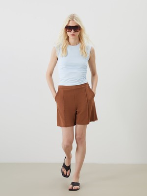 Lc Waikiki Yeni Sezon Beli Lastikli Kadın Şort