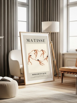 Fuart.Co Bedenin Akışı Matisse Serisi Dijital Baskı Poster (Çerçevesiz) Mtfu
