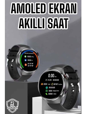 LTG Nova Akıllı Saat Bluetooth Bağlantılı Amoled Ekran Uyku ve Sağlık Takibi