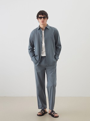 Lc Waikiki Yeni Sezon Rahat Kalıp Keten Karışımlı Erkek Pantolon