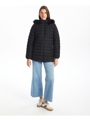 Lc Waikiki Yeni Sezon Kapüşonlu Kadın Şişme Mont