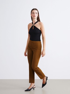 Lc Waikiki Yeni Sezon Dar Fit Ispanyol Paça Kadın Pantolon