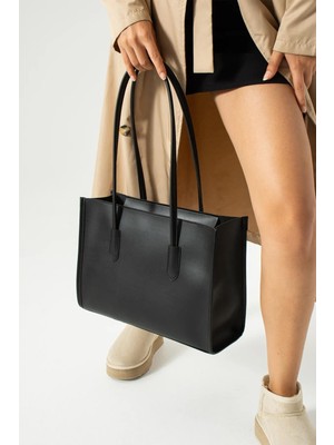 Septemmart Vera Büyük Boy Minimalist Dikdörtgen Kadın Omuz Çantası