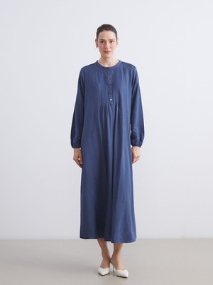 Lc Waikiki Yeni Sezon Büyük Beden Bisiklet Yaka A Kesim Elbise