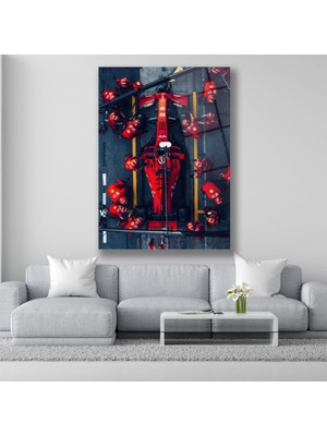 Dekorica Formula 1 Ferrari Pit Stop Cam Tablo