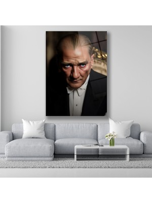 Dekorica Atatürk Cam Tablo
