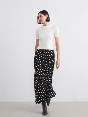 Lc Waikiki Yeni Sezon Beli Lastikli Puantiyeli Etek