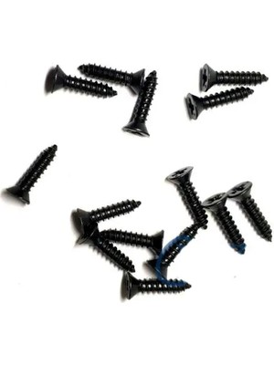 Starseven Klips, Menteşe, Ayak, Ağaç, Sunta Vidası 2,2x9,5mm - Siyah 100 Adet