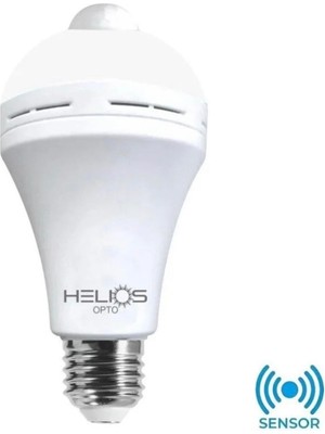 Helios 7W E-27 Sensörlü LED Ampul Beyaz Işık