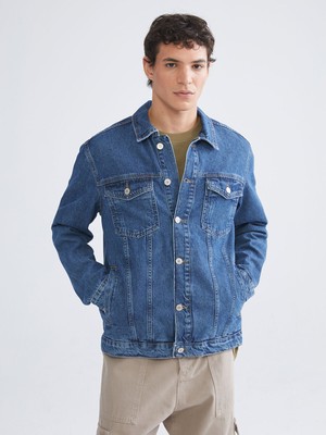 Lc Waikiki Yeni Sezon Standart Kalıp Erkek Jean Ceket