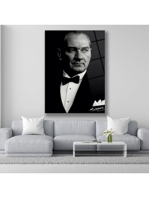 Dekorica Atatürk Cam Tablo