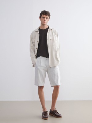 Lc Waikiki Yeni Sezon Standart Kalıp Armürlü Erkek Şort