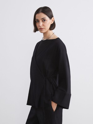 Lc Waikiki Yeni Sezon Kruvaze Yaka Dokulu Kadın Kimono