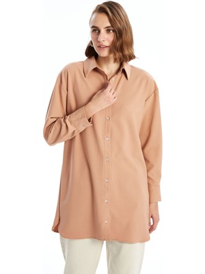 Lc Waikiki Yeni Sezon Düz Oversize Kadın Gömlek Tunik
