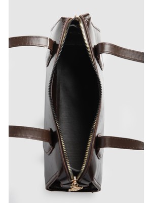 Septemmart Jaxe Model Rugan Kadın Baget Çanta