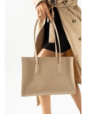 Septemmart Vera Büyük Boy Minimalist Dikdörtgen Kadın Omuz Çantası