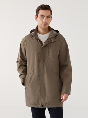 Lc Waikiki Yeni Sezon Standart Kalıp Kapüşonlu Erkek Ince Mont
