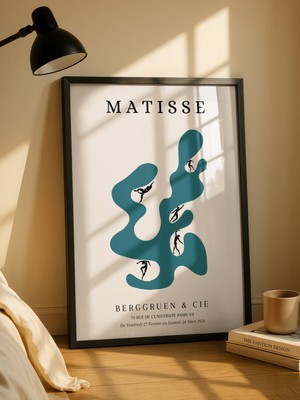 Fuart.Co Matisse Okyanus Dansı Matisse Sanat Serisi Dijital Baskı Poster (Çerçevesiz) Mtfu