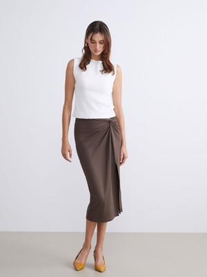 Lc Waikiki Yeni Sezon Beli Lastikli Büzgülü Etek