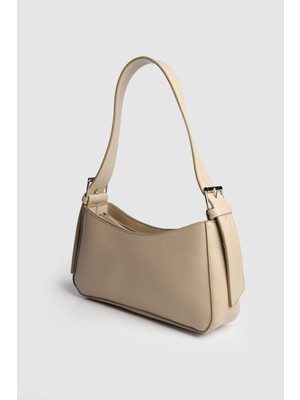 Septemmart Pera Model Kadın Deri Baget Çanta