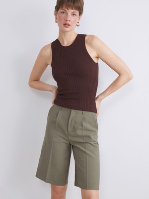 Lc Waikiki Yeni Sezon Bisiklet Yaka Kadın Triko Atlet