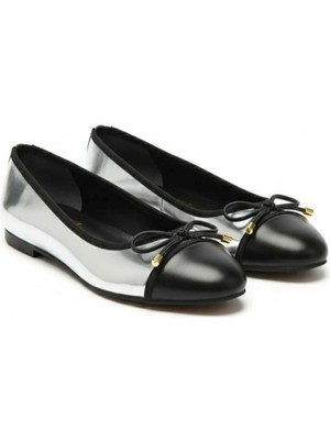 Emienza Florı 1. Sınıf Vegan Deri Yuvarlak Kalıp Bayan Babet