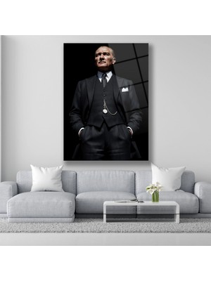 Dekorica Atatürk Cam Tablo