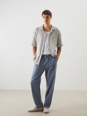 Lc Waikiki Yeni Sezon Rahat Kalıp Keten Görünümlü Erkek Pantolon